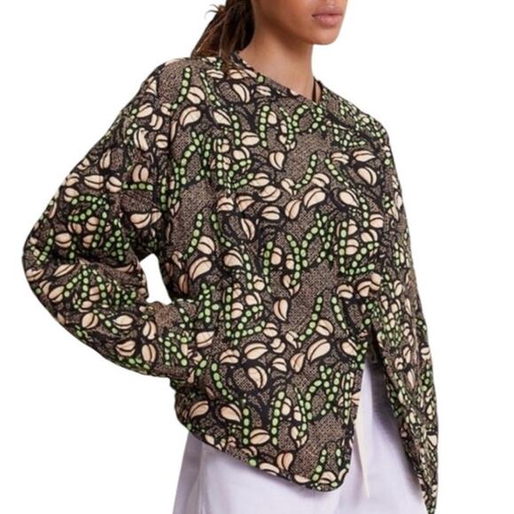 A.L.C.  Women's Oversized One Button Emory Quilted Jacket Multi Size Medium NWT - Picture 9 of 10